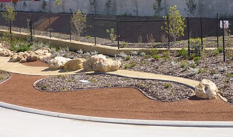 Public Installations - Formboss Metal Garden Edging for landscaping lawns and garden beds