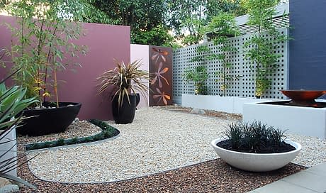 Domestic Gardens - formboss edging allows you make raised garden beds, out corten steel, stainless steel or galvanised steel