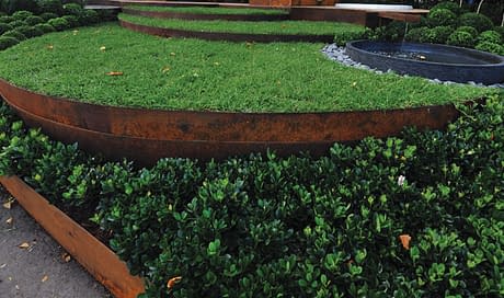 REDCOR® Weathering Steel - formboss stainless garden edging