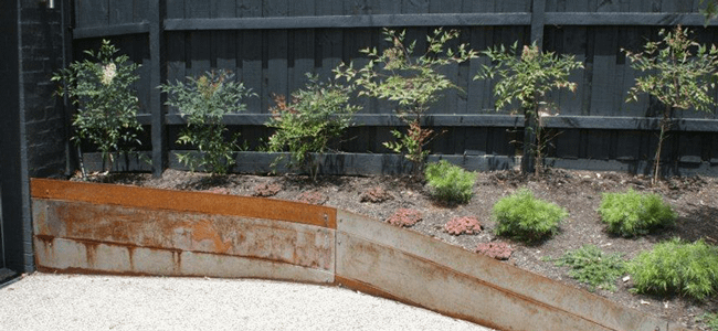 Arraywith FormBoss Metal Garden Edging